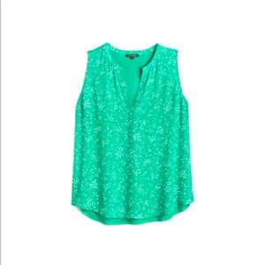 Fayetteville mixed material blouse